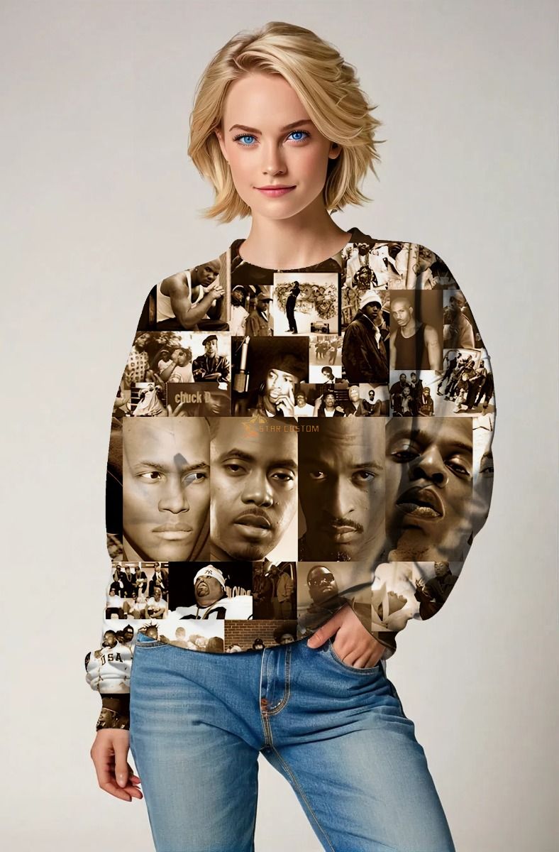 Sepia Hip-Hop Legends & Black History Month T-Shirts, Hoodies, Zip-Up Jackets, and Pullovers