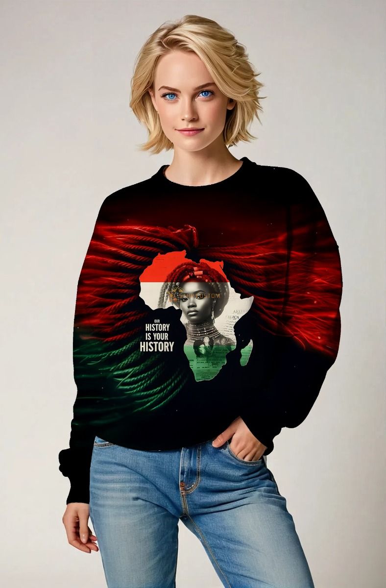  African Heritage Celebration Sweatshirt - T-Shirts, Hoodies, Zip-Up Jackets, and Pullovers