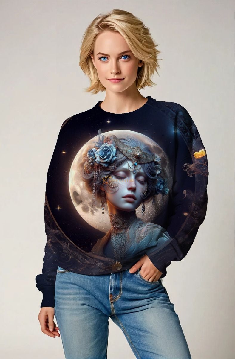 Cancer Zodiac Collection: The Lunar Empress Hoodie, Sweatshirt, Zip-Up, T-Shirt
