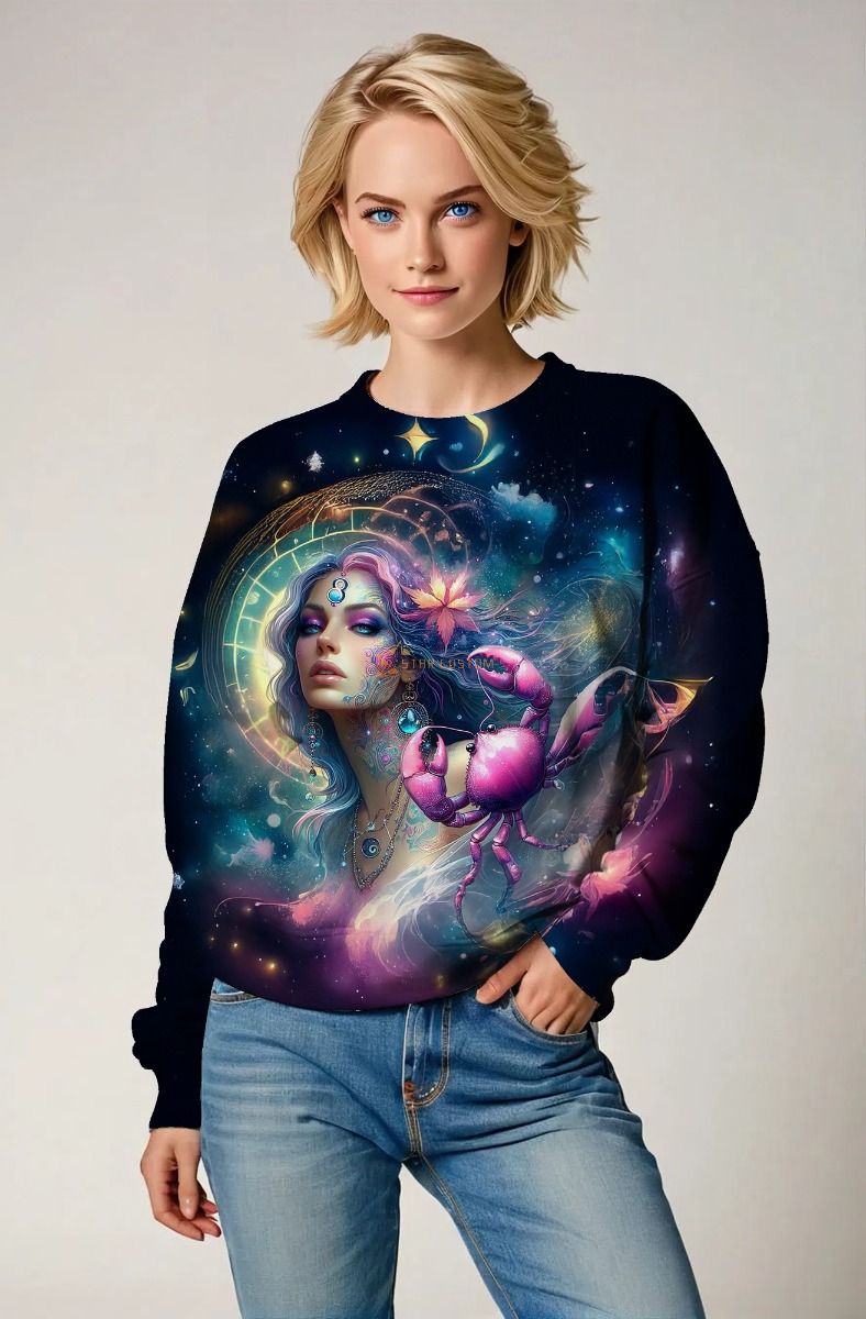 Cancer Zodiac Collection: Cosmic Connection Hoodie