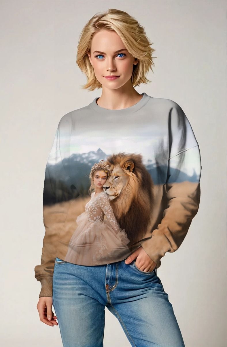 Lioness of the Mountains: Regal Strength Hoodie, Sweatshirt, Zip-Up, T-Shirt