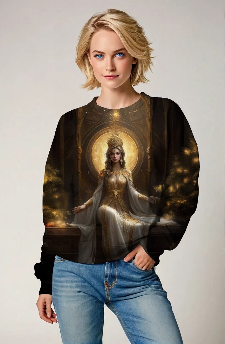 Libra Zodiac Collection: Golden Justice - The Queen of Balance Hoodie, Sweatshirt, Zip-Up, T-Shirt