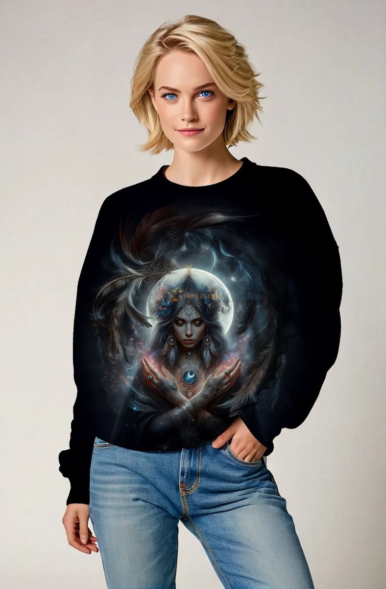 Libra Zodiac Collection: Celestial Harmony – Double-Faced Design Hoodie, Sweatshirt, Zip-Up, T-Shirt