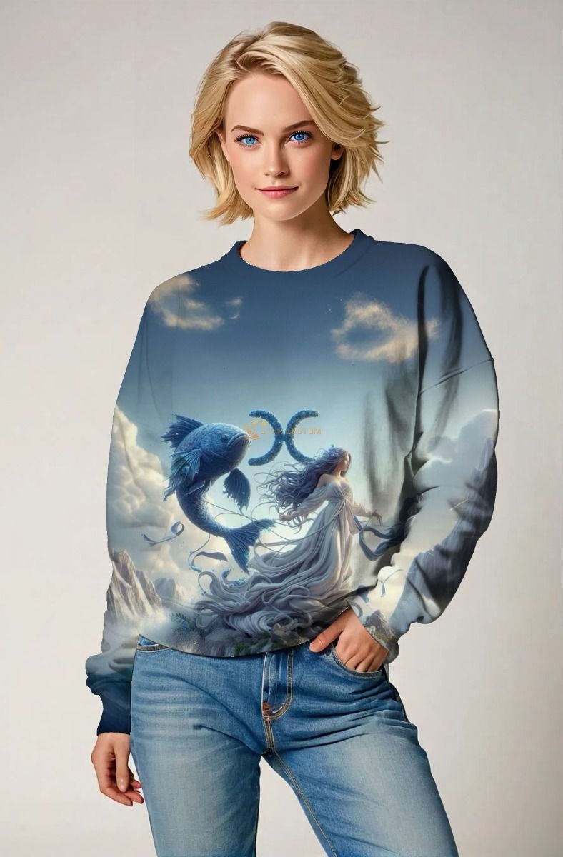 Piscean Dreams: The Dual Fishes Hoodie, Sweatshirt, Zip-Up, T-Shirt