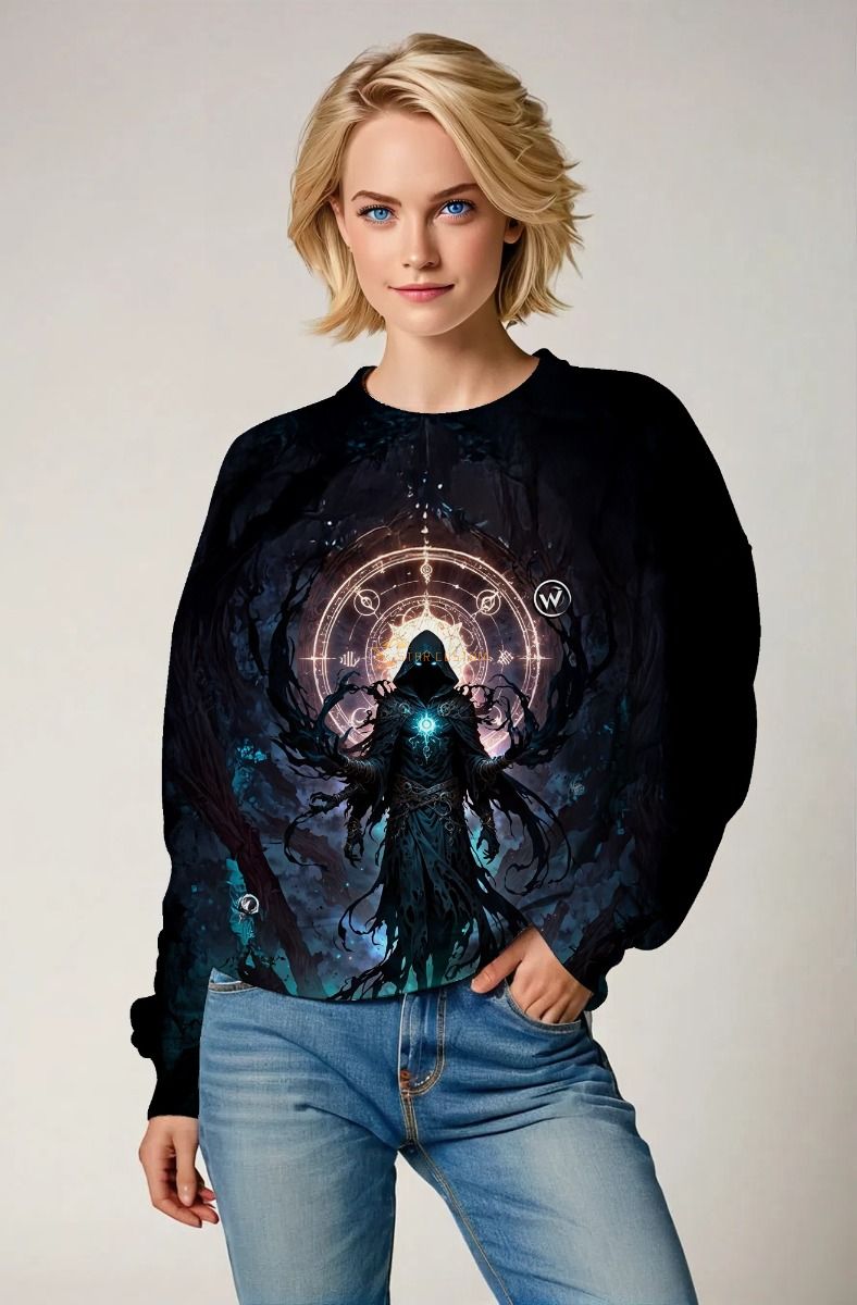 Scorpio Zodiac Collection: Dark Warrior and Cosmic Protector Double-Faced Design Hoodie, Sweatshirt, Zip-Up, T-Shirt