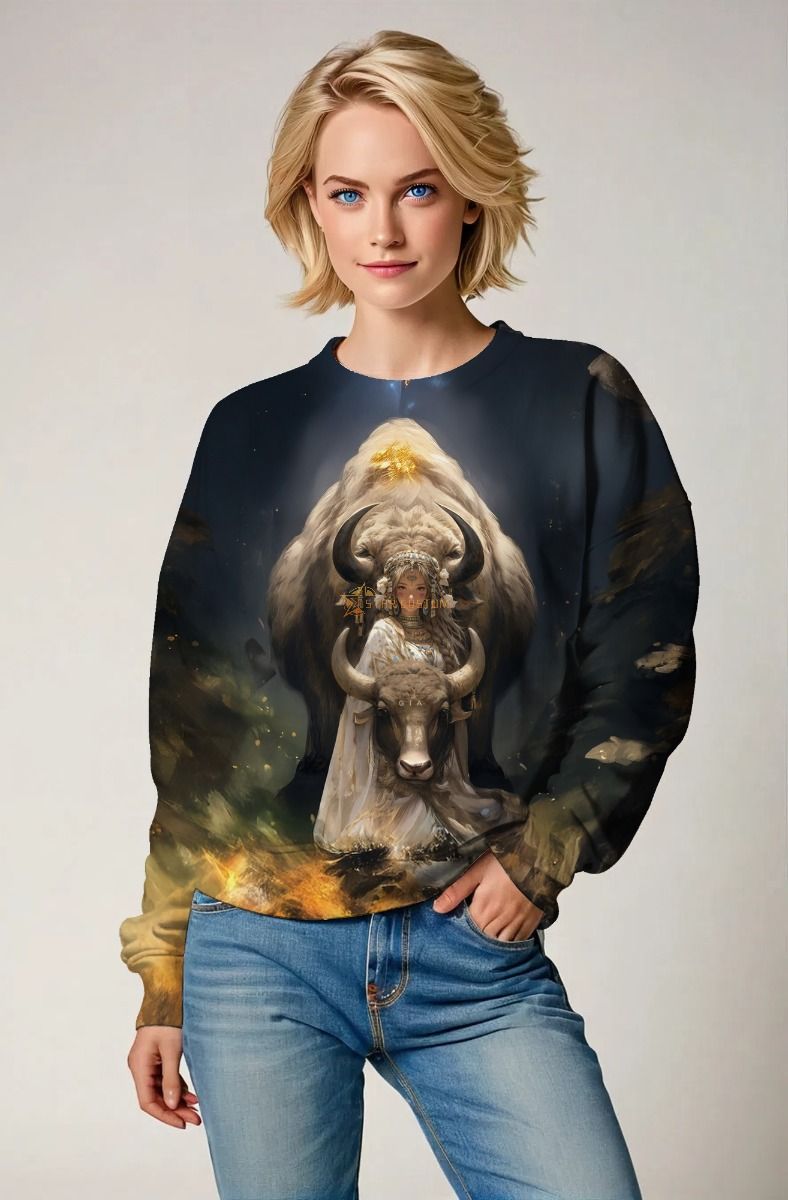 Taurus Zodiac Collection: The Sacred Bull Empress Hoodie