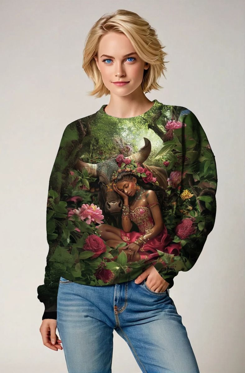 Taurus Zodiac Collection: The Earthbound Beauty Hoodie, Sweatshirt, Zip-Up, T-Shirt