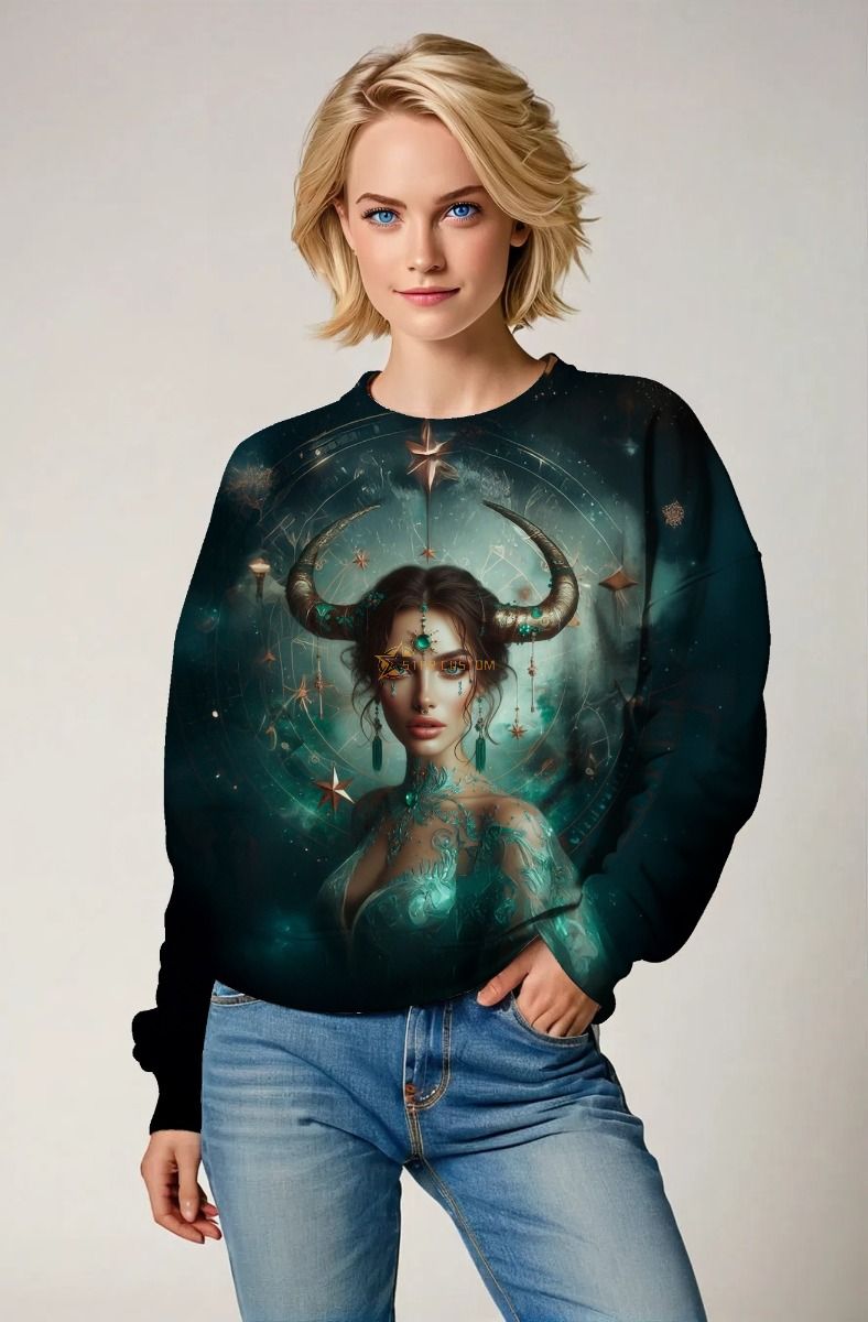 Taurus Zodiac Collection: The Celestial Embrace Sweatshirt