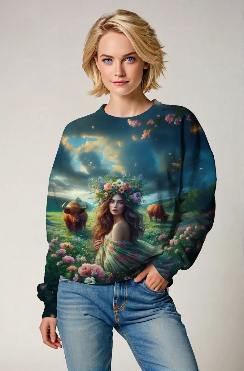 Taurus Zodiac Collection: The Earthly Queen Hoodie, Sweatshirt, Zip-Up, T-Shirt