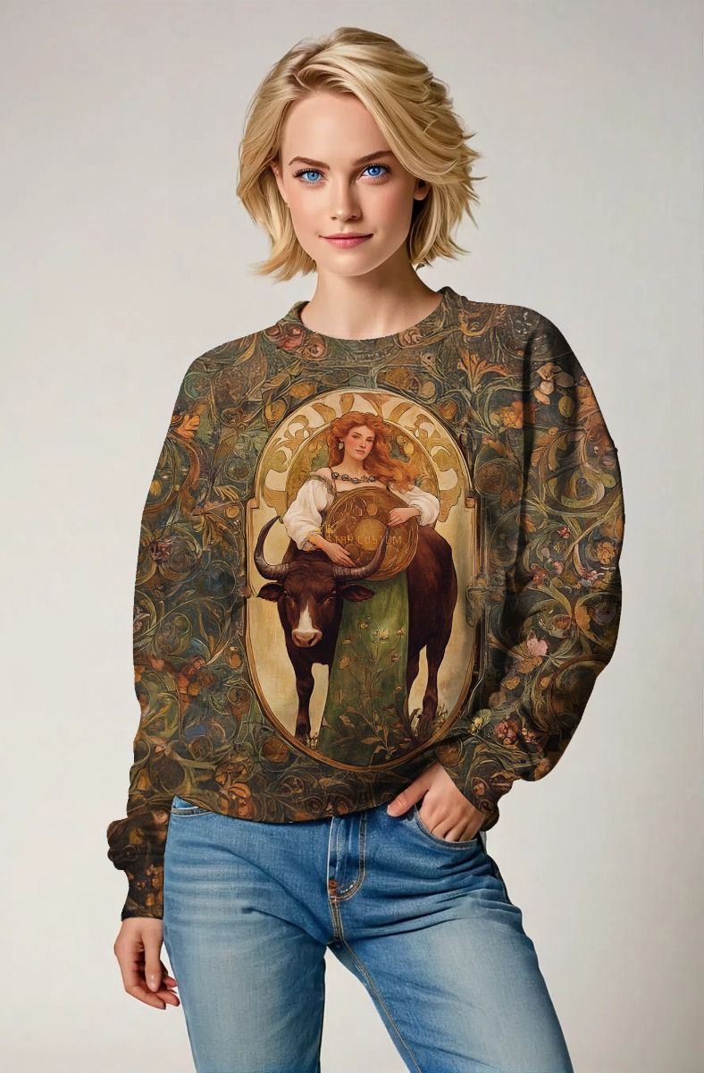 Taurus Zodiac Collection: The Ancient Earthkeeper Hoodie, Sweatshirt, Zip-Up, T-Shirt