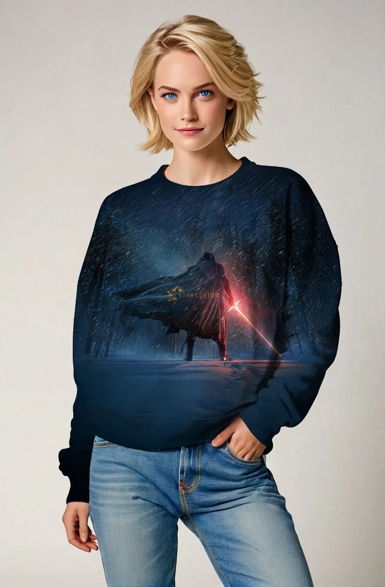 Dark Blue Galactic Warrior Sweatshirt