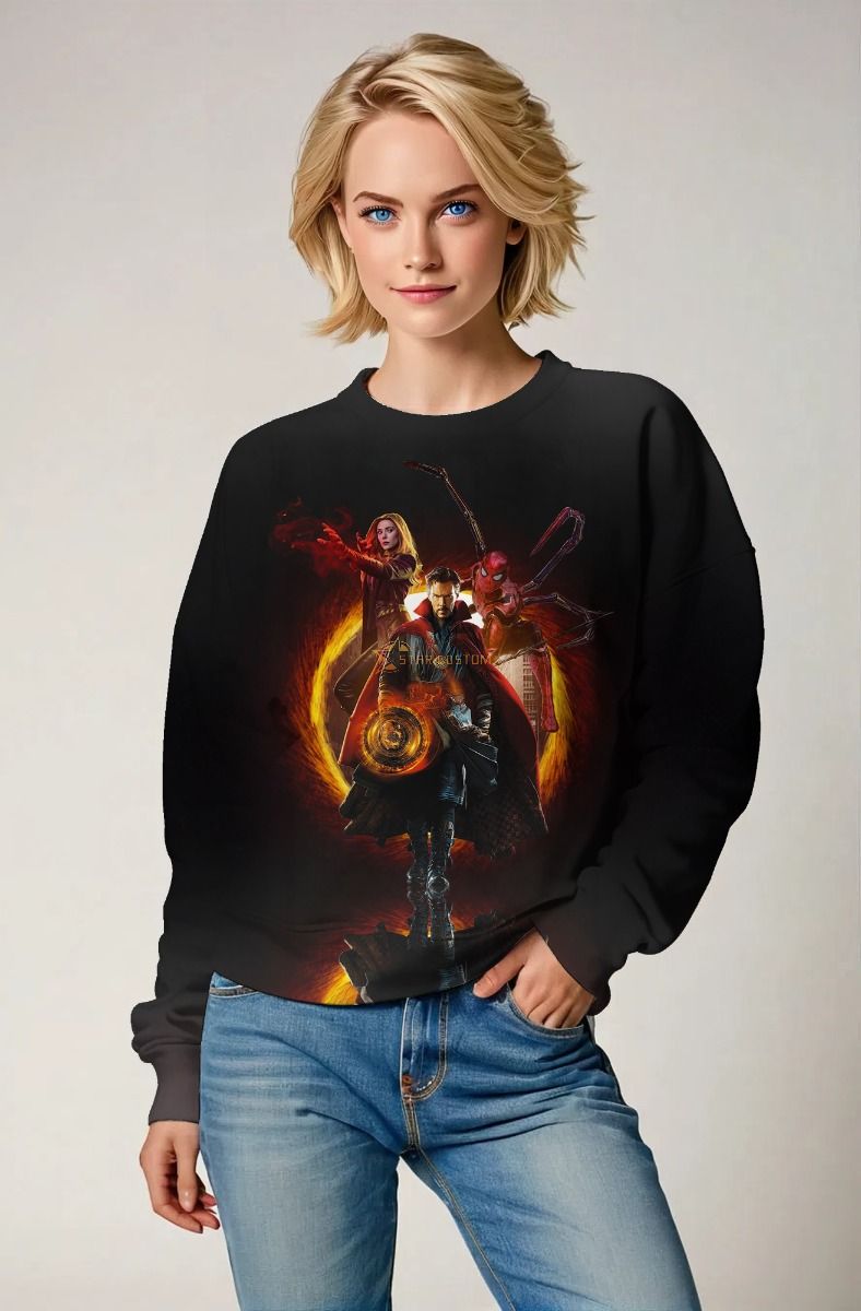 Black Doctor Strange Multiverse Graphic Sweatshirt