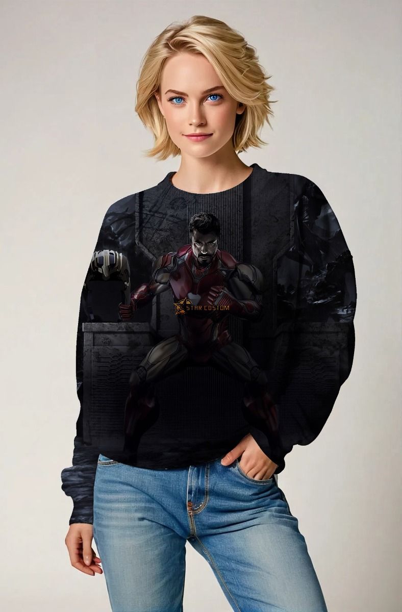 Black Iron Man Hero Sweatshirt