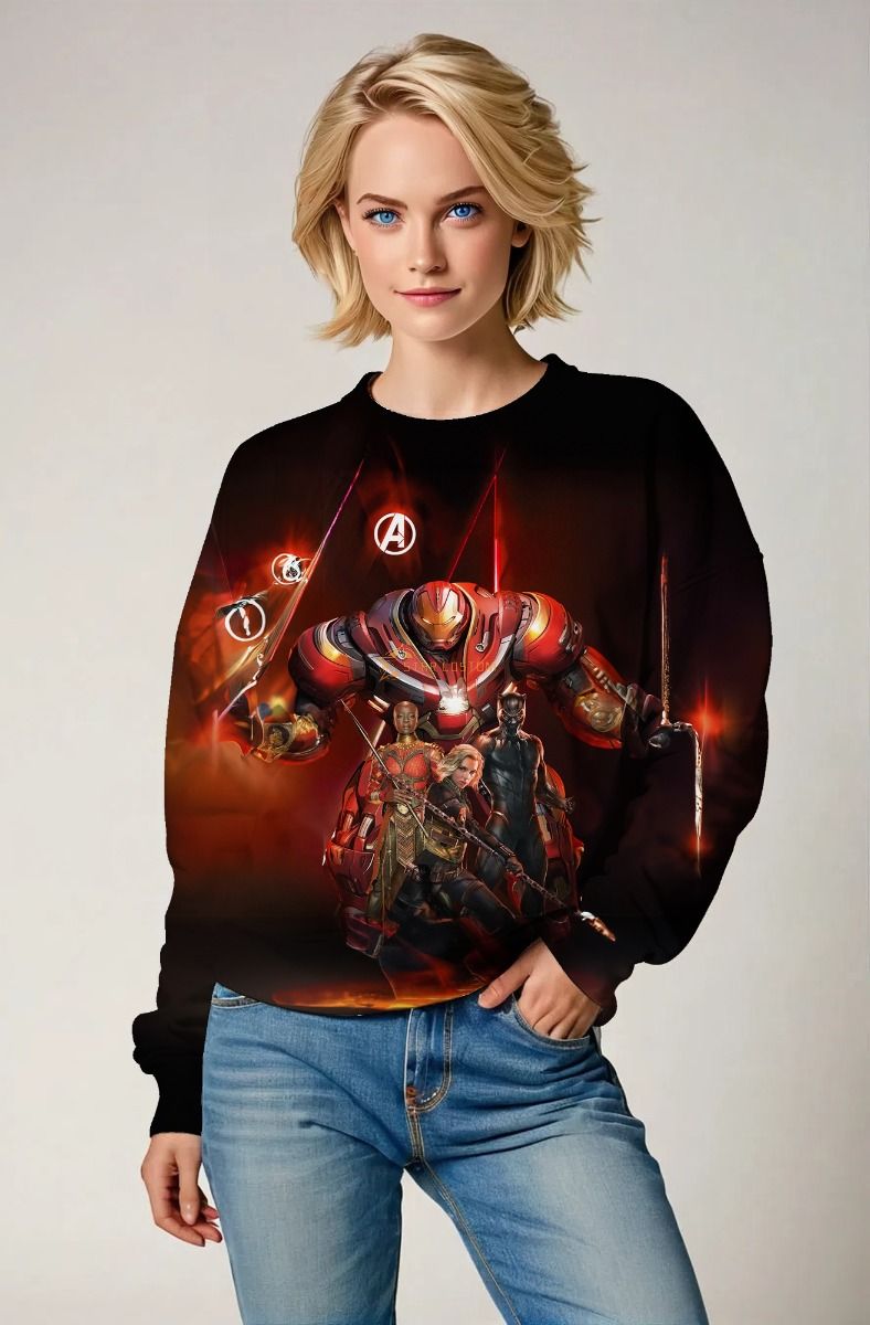 Black Avengers Battle Sweatshirt