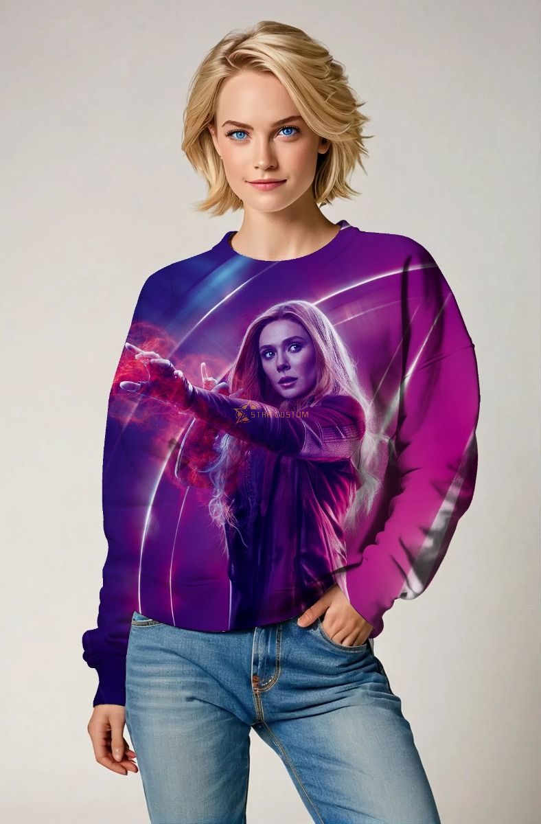 Purple Scarlet Witch Avengers Sweatshirt