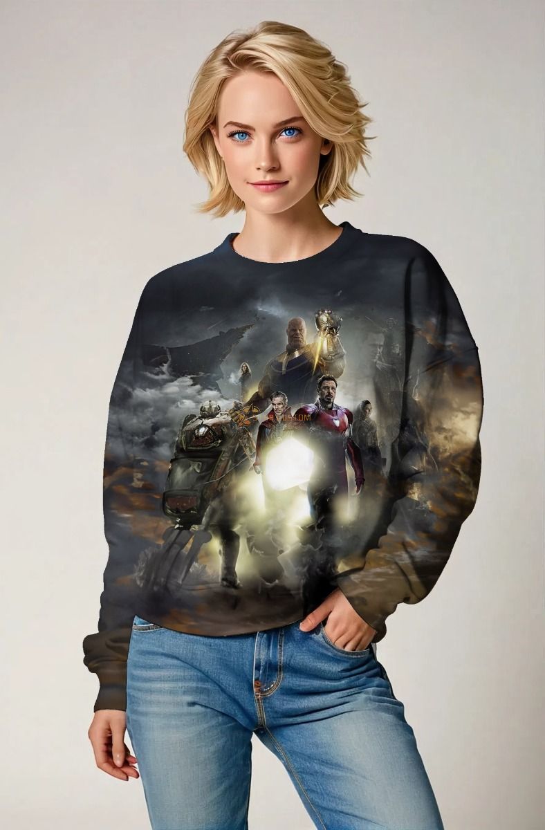 Dark Grey Avengers Epic Battle Sweatshirt
