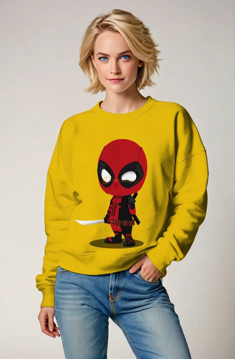  Mini Merc Graphic Apparel – Bright Yellow Sweatshirt
