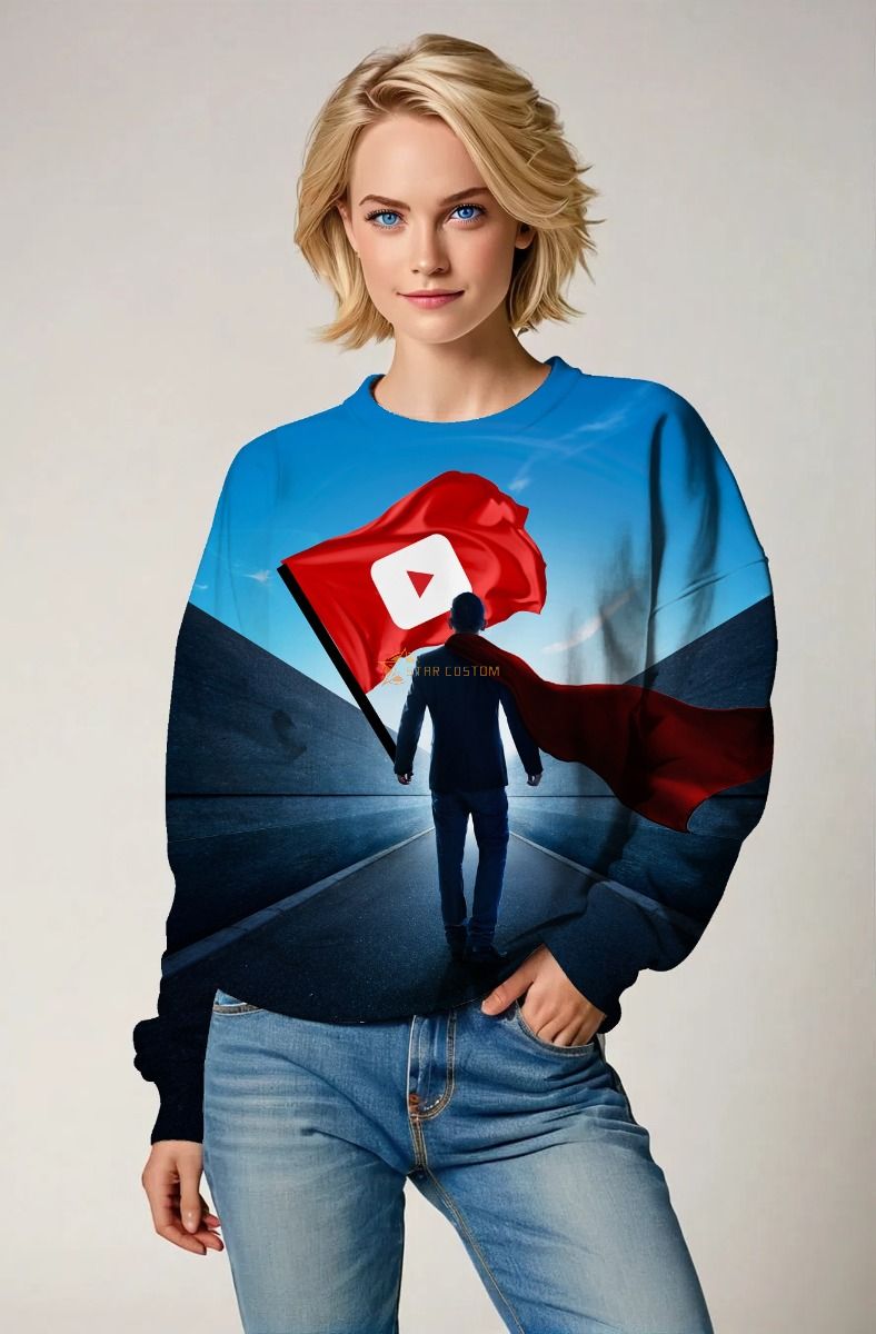 Road to Glory Streetwear – Artistic Blue Hoodie