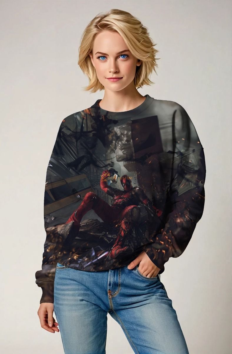 Deadpool Warzone Sweatshirt – Black Edition