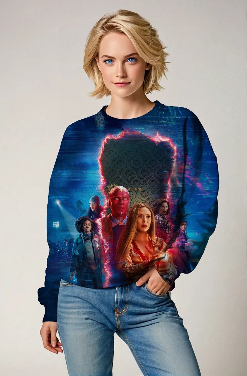 Blue WandaVision Crewneck Sweatshirt