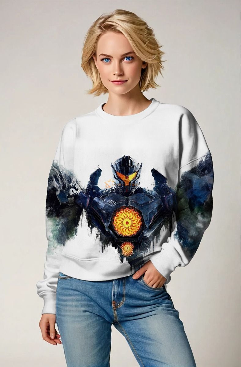 Core Unit Crewneck – White Blaze Edition