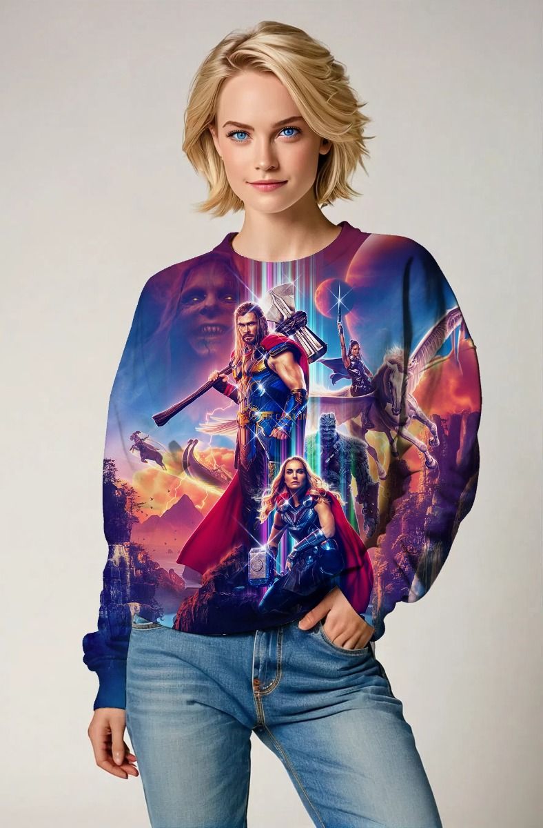 Storm Warriors Crewneck – Purple Flame Edition