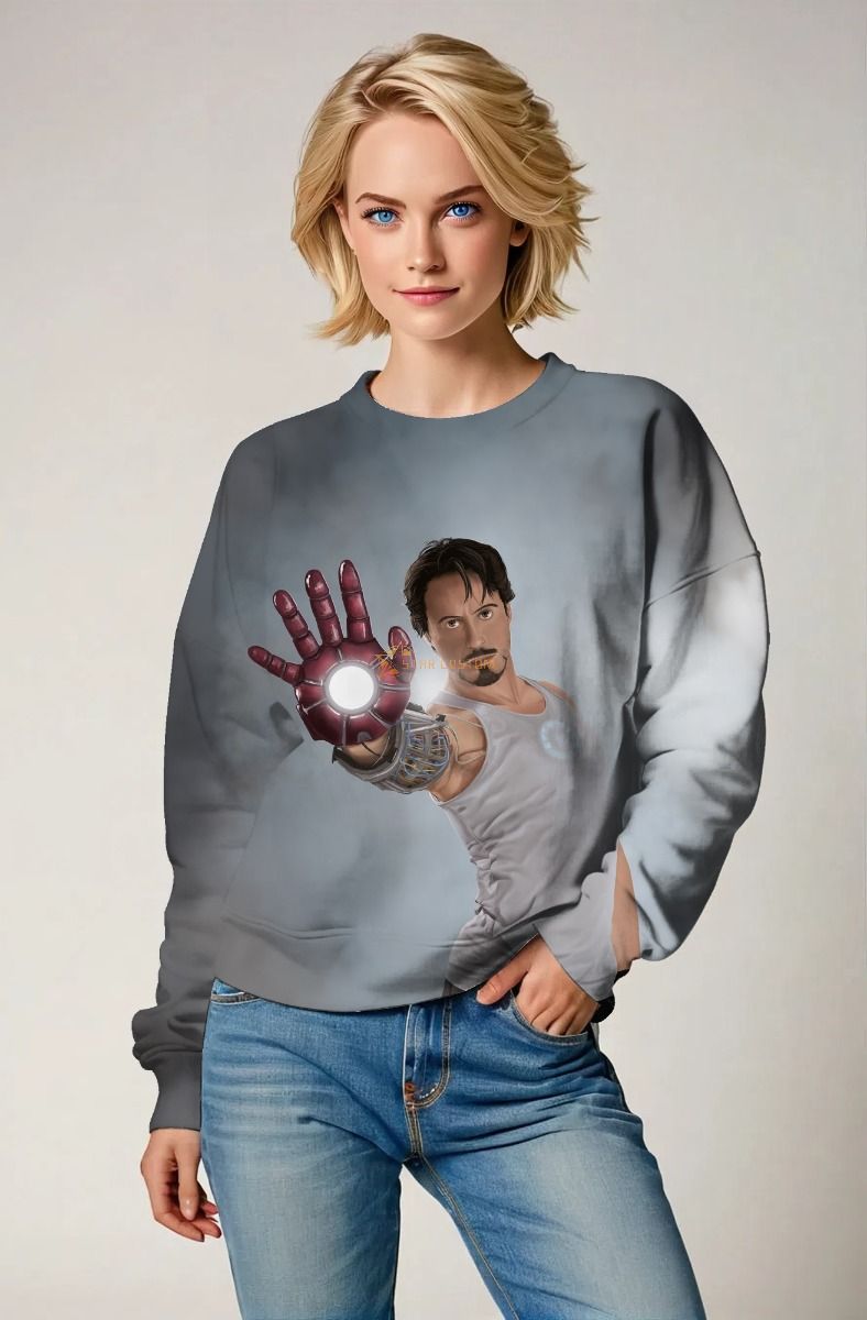 Gray Iron Legend Sweatshirt – Stark Reactor Core Edition