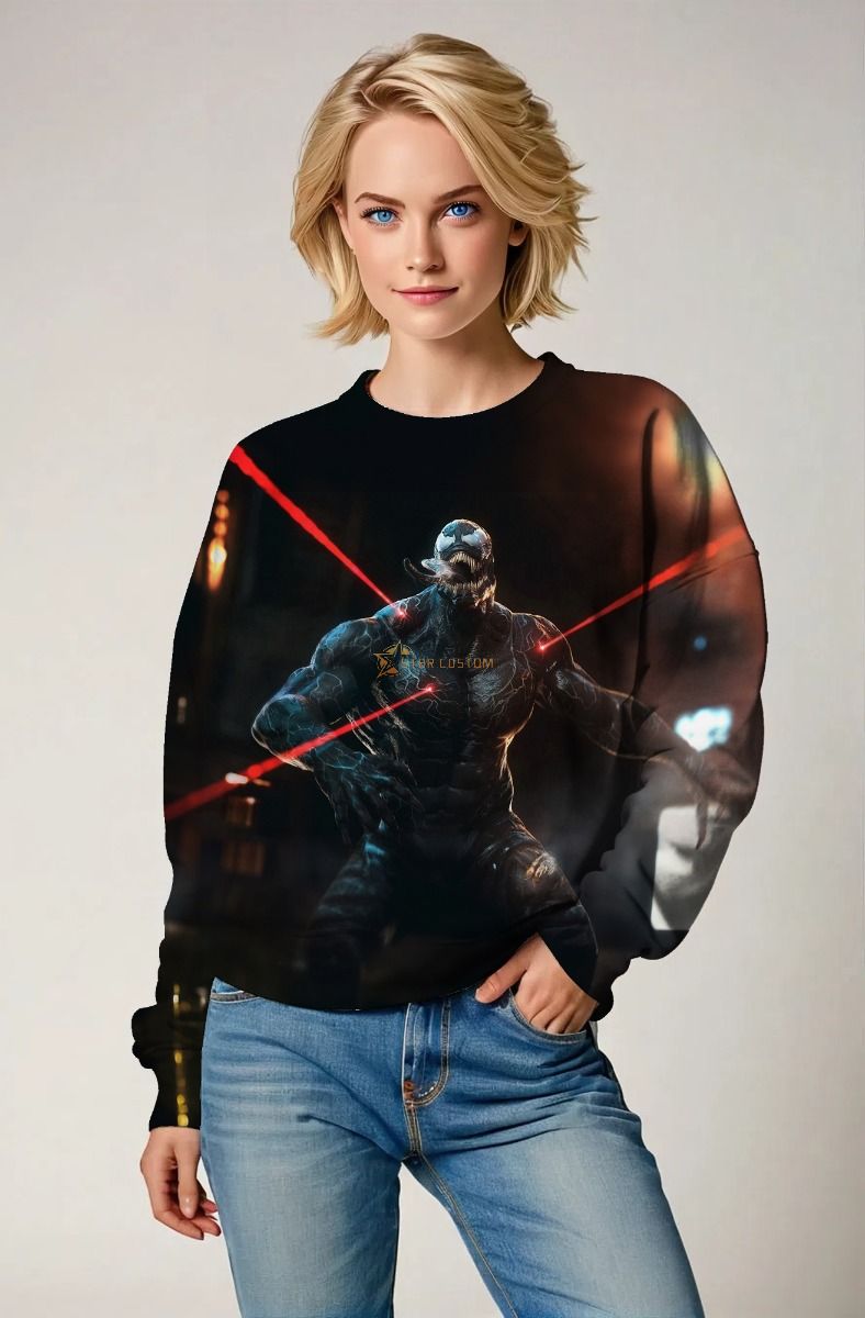 Black Urban Combat Venom Sweatshirt – Laser Lockdown Mode