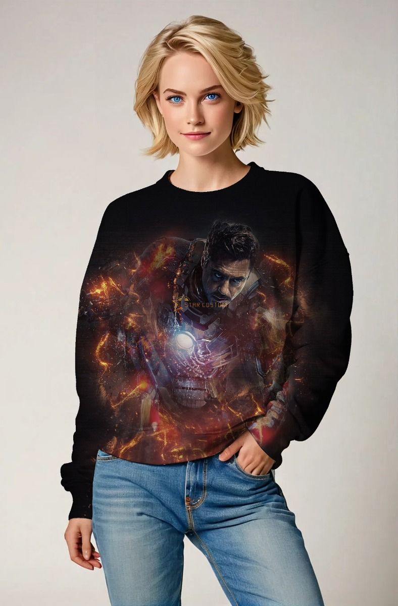 Iron Will Burn – Charred Hero Crewneck Sweatshirt