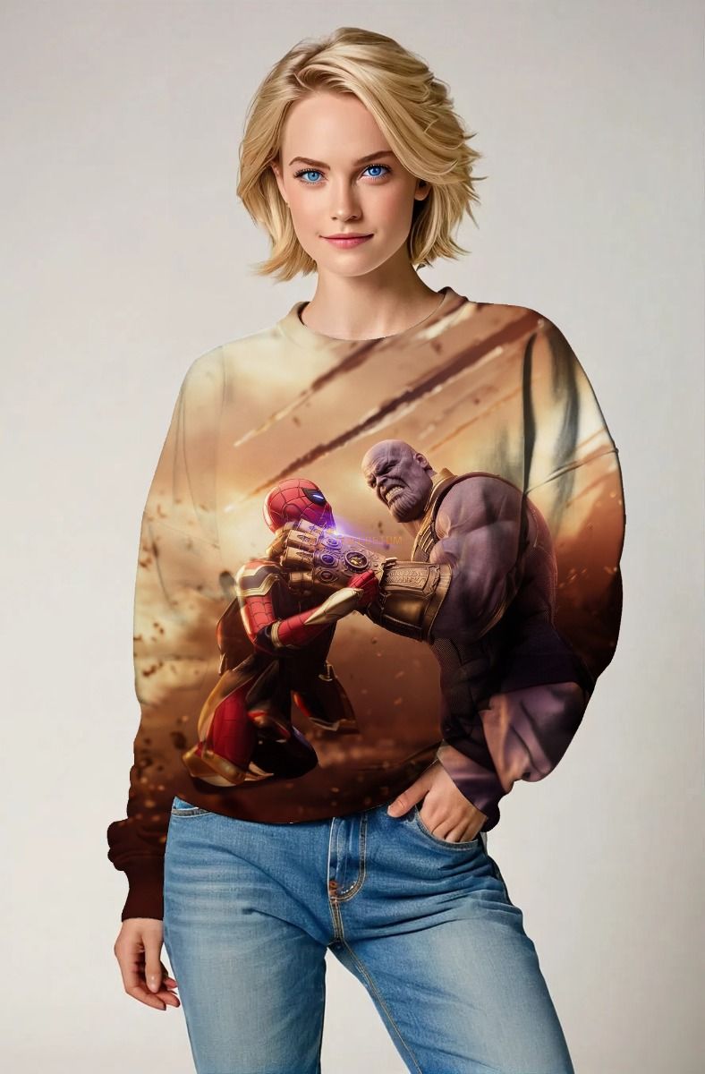 Endgame Struggle – Sand Brown Crewneck Sweatshirt