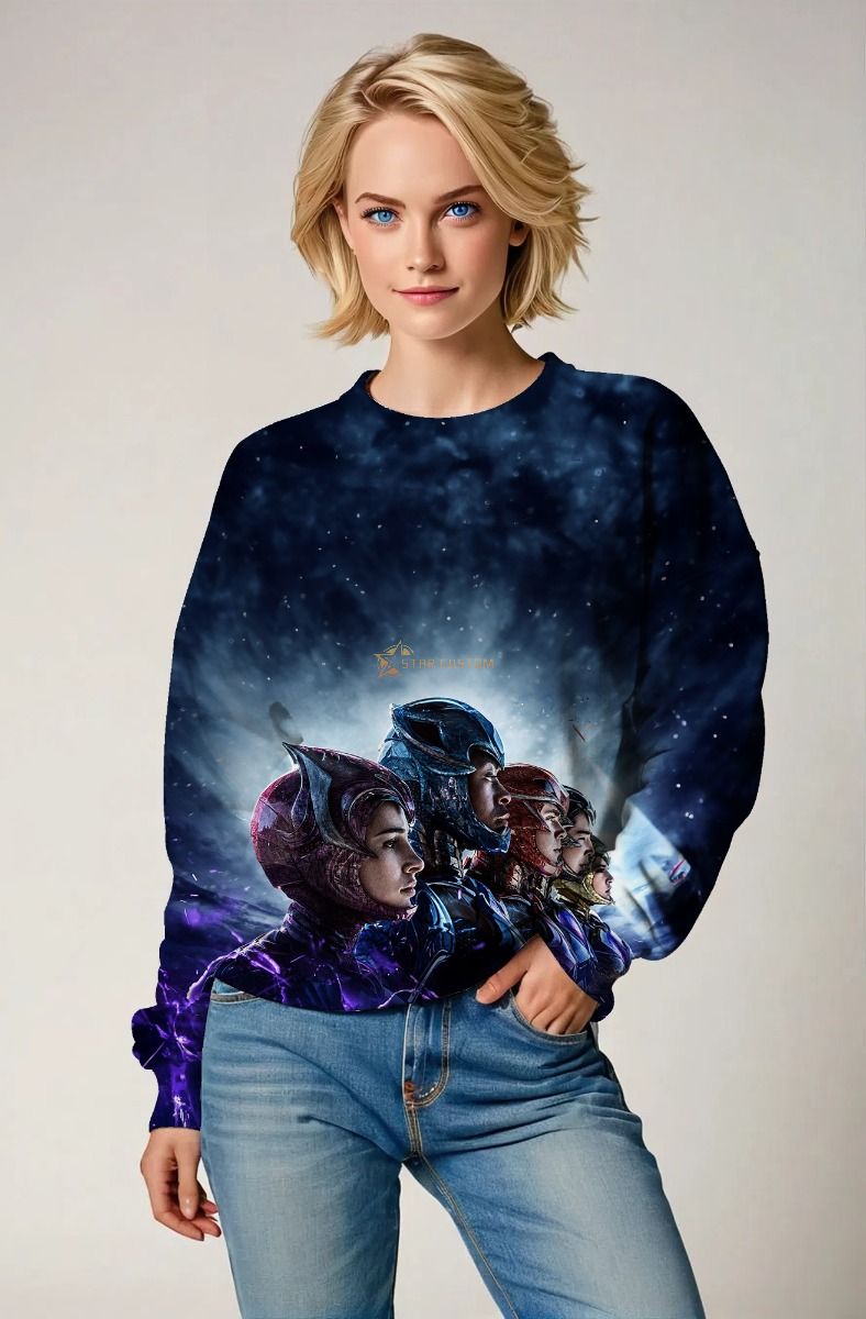 Power Rangers Cosmic Crewneck Sweatshirt – Heroes of the Galaxy