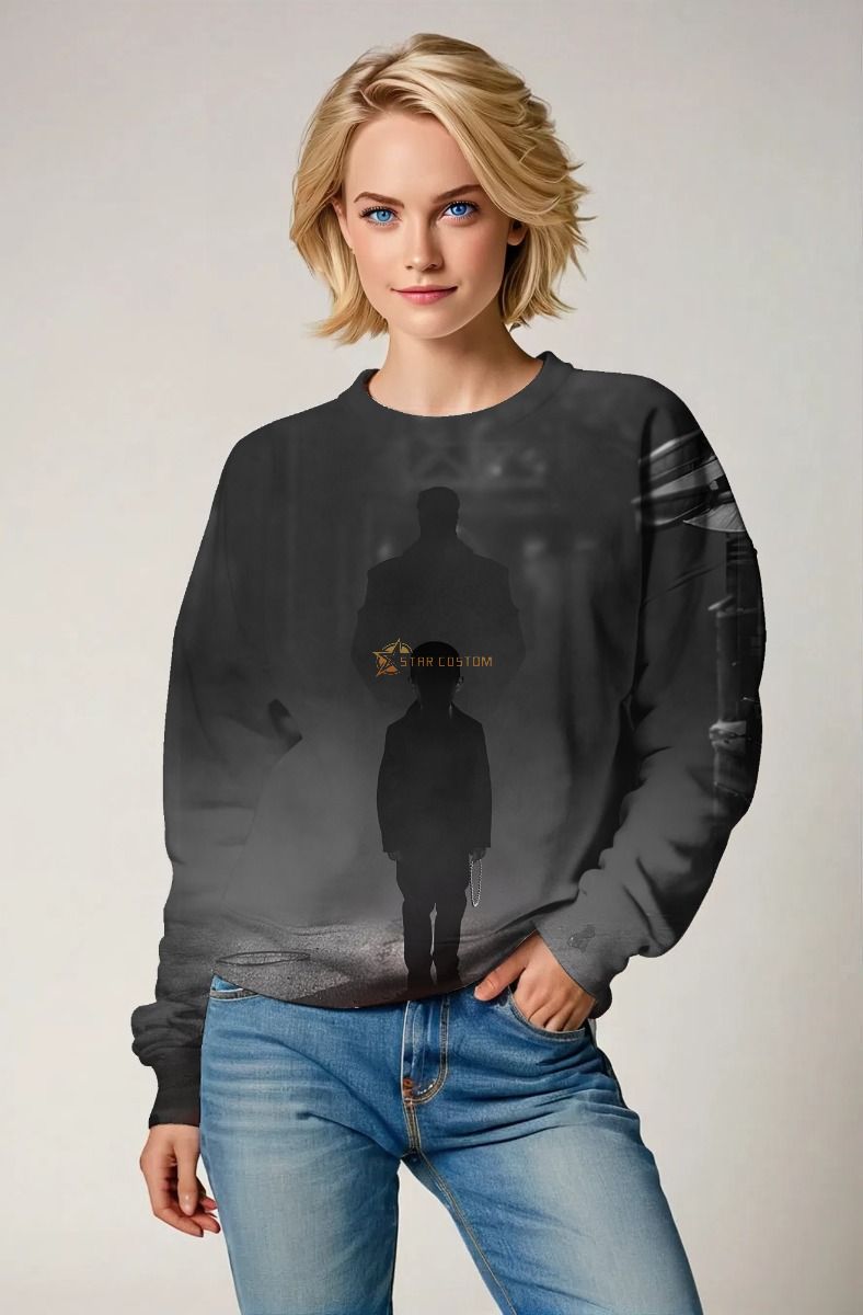 Shadowed Path Crewneck Sweatshirt – Misty Street Mood