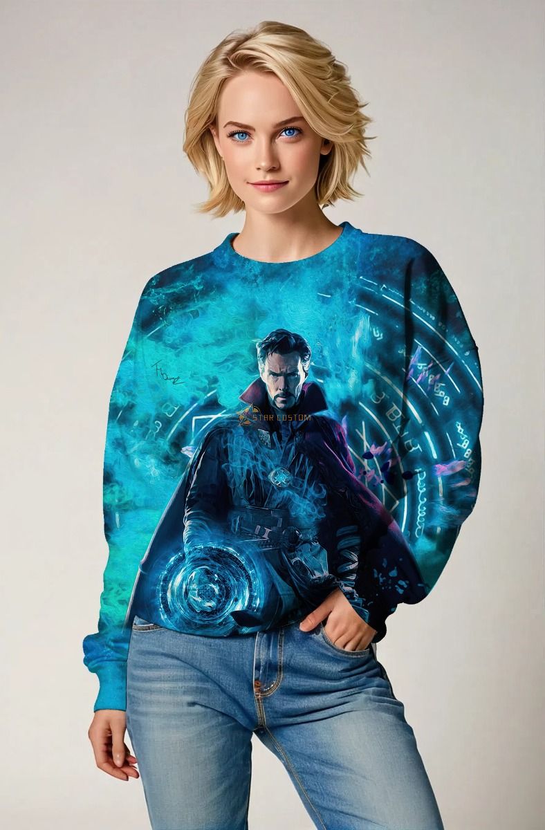 Doctor Strange Mystic Arts Crewneck – Sorcery Energy Burst