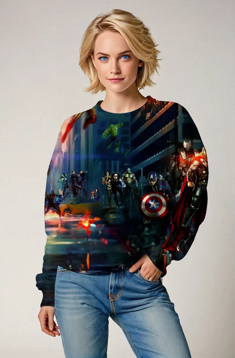 Avengers Assemble Crewneck – Hero Unity