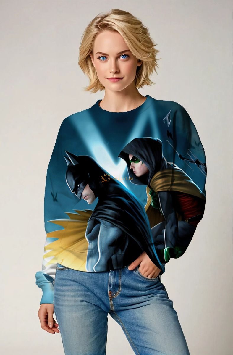 Batman & Robin Gotham Guardians Crewneck Sweatshirt