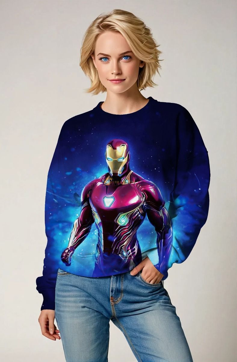 Iron Man Quantum Glow Crewneck Sweatshirt