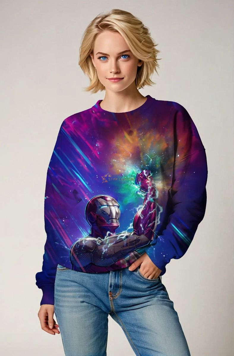 Iron Will Crewneck Sweatshirt – Heroic Purple Explosion