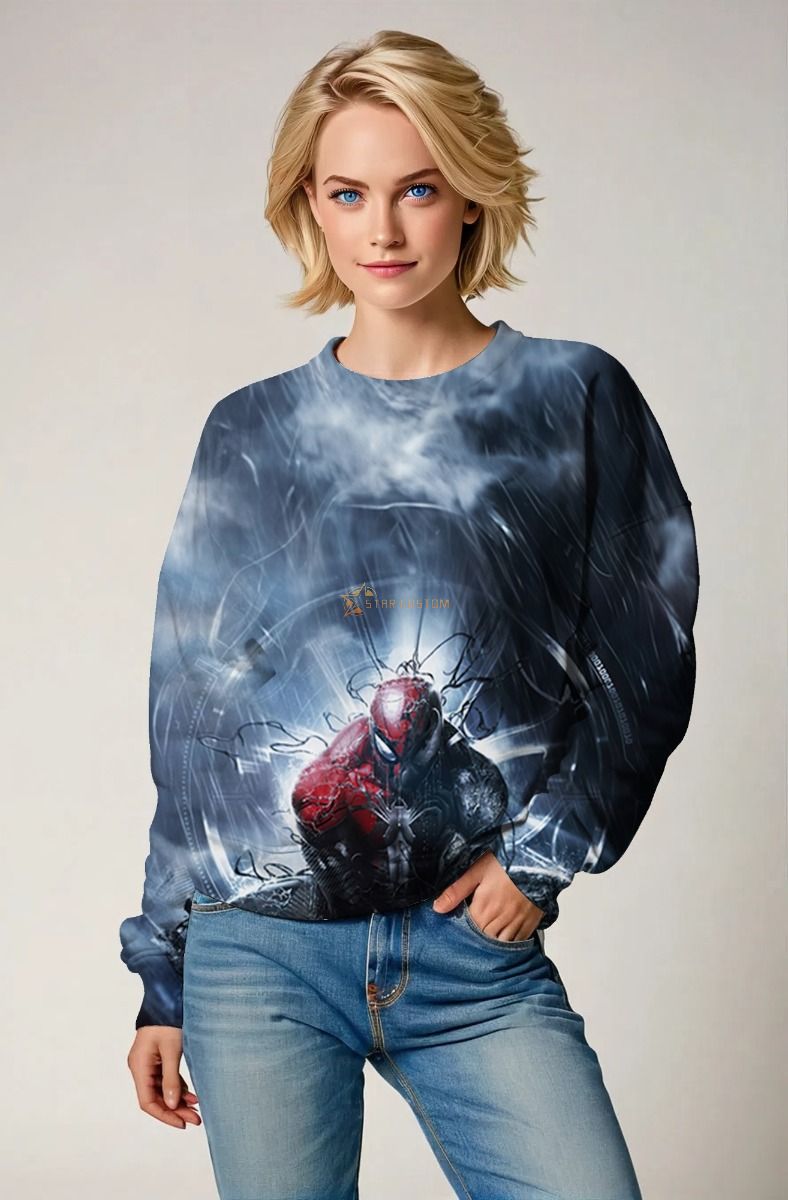 Duality Breaker Crewneck – Symbiote Web Warrior Sweatshirt