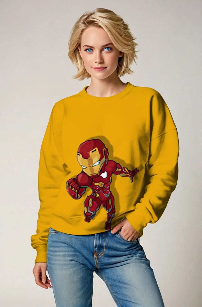 Mini Stark Crewneck – Hero Mode Activated Sweatshirt