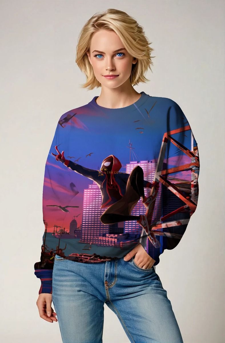 Thunder Trinity Sweatshirt – Blue Lightning Crewneck