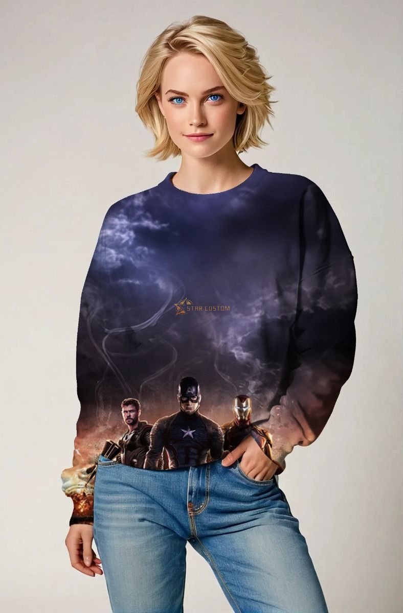 Avengers Legacy Crewneck – Fire & Shield