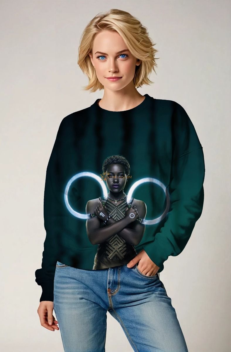 Black Panther Dark Green Crewneck Sweatshirt