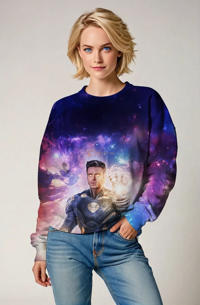Ikaris Cosmic Blue Crewneck Sweatshirt