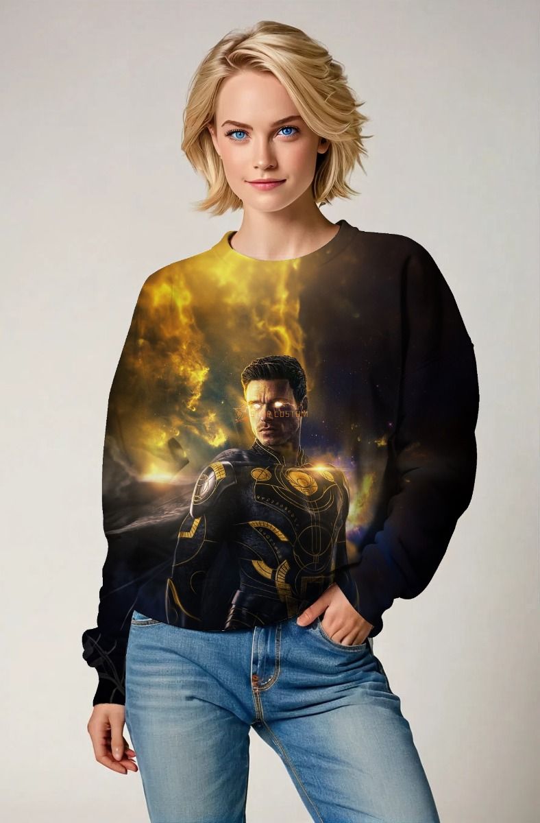 Ikaris Black & Gold Crewneck Sweatshirt
