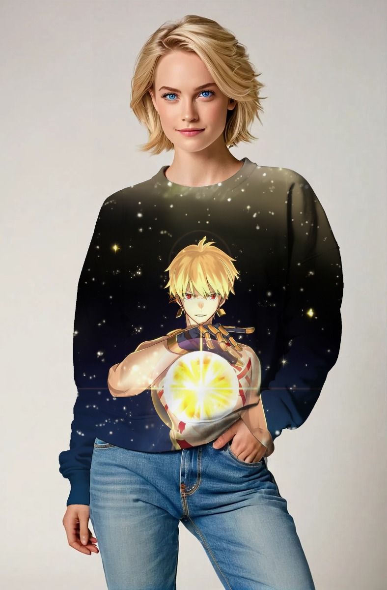 Gilgamesh Cosmic Crewneck Sweatshirt