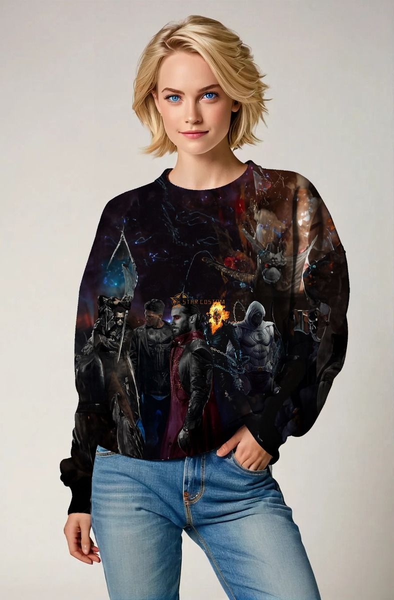 Midnight Sons by Agt Design Crewneck Sweatshirt