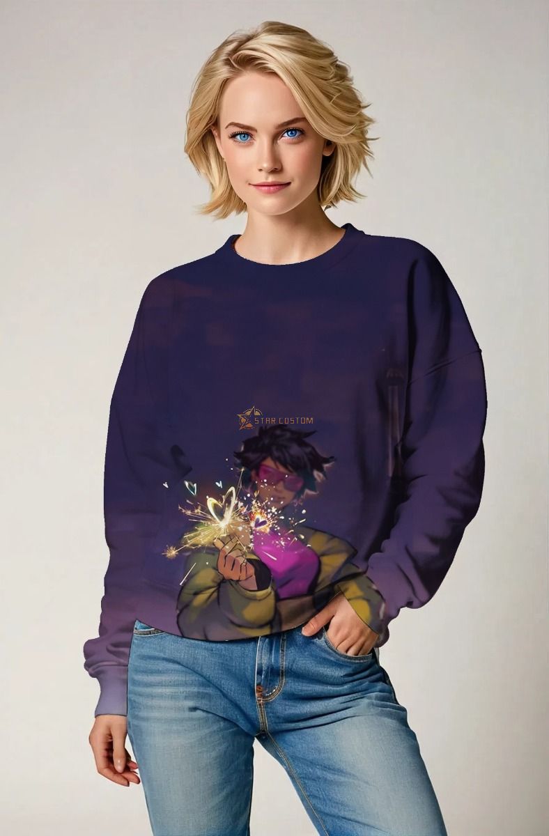 Shine bright with Jubilee’s iconic yellow look in this cozy crewneck sweatshirt.