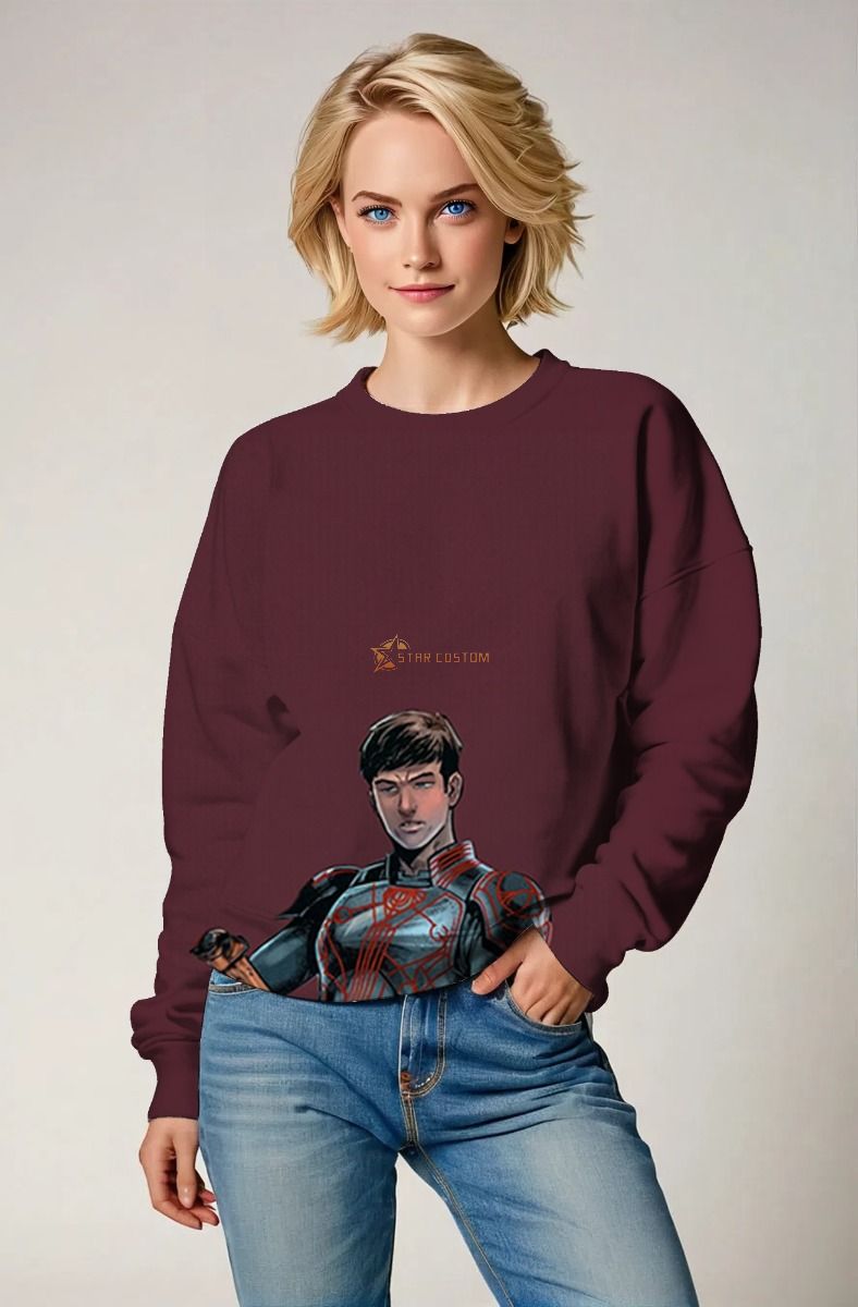 The Druig Sweatshirt brings the power of the Eternals to your wardrobe