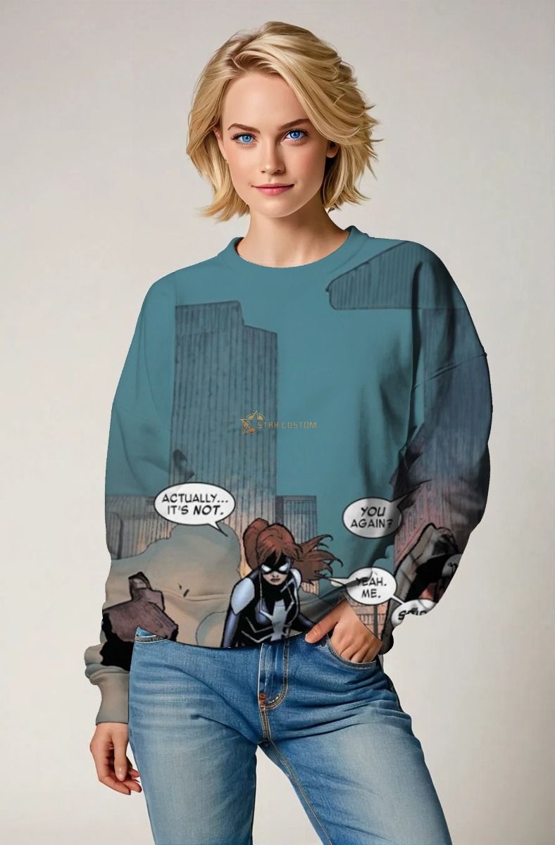 Unleash your inner hero with the Spider-Girl Sweatshirt