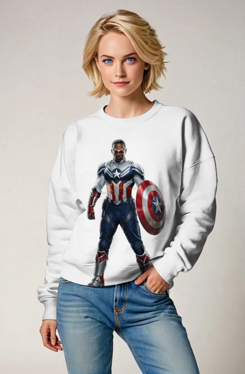 Show off your loyalty to the new Captain America with this Sam Wilson Sweatshirt
